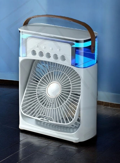 Ventilador Climatizador con Pulverizador Portátil