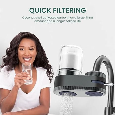 Dual-Spout Kitchen Sink Water Filter